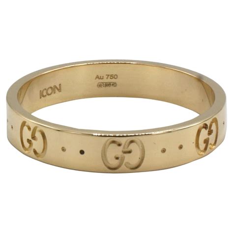 fascia oro giallo gucci|Gucci Anello Icon con GG in oro giallo.